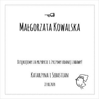 Minimalistyczna winietka ślubna [Projekt 1]